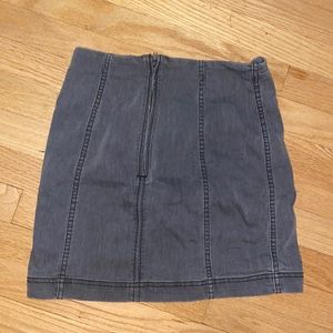 Dark grey free people pencil skirt size 6